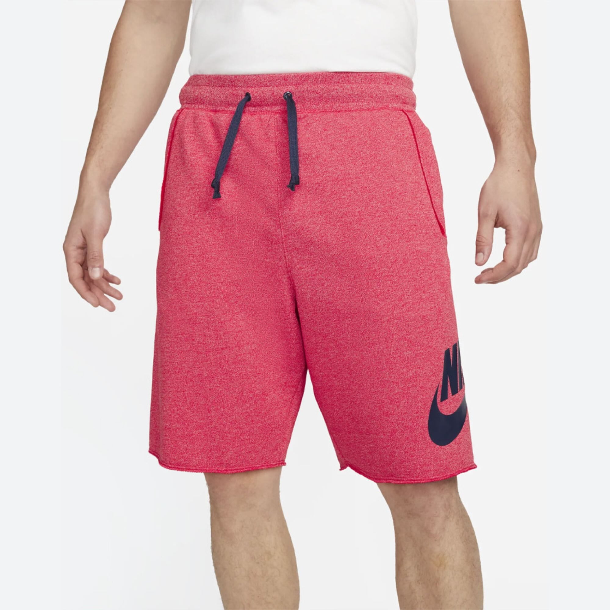 pink nike tech fleece shorts