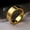 Gold, variant on 8mm Titanium Steel Blue/Gold/Silver/Rainbow Bands Men's Polished Ring Size 7-12