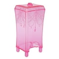 thumbnail image 1 of Cotton Pad Dispenser, Cotton Pad Holder, Makeup Cotton Organizer Container, Storage Box Container, Bottom Opening with Cover for Bathroom Vanity Countertop, 1 of 7