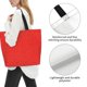 thumbnail image 3 of Fotbe Red Glitter Bolsa Tote Estética de Lona con Estampado para Mujer - Bolsa Reutilizable de Hombro Casual para Vacaciones, Compras, Trabajo y Gimnasio, 3 of 8