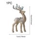 thumbnail image 2 of 1PC Christmas elk pendant Christmas tree decoration pendant flash powder flocking deer pendant Instagram photo props Christmas elk pendant Christmas p, 2 of 5