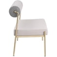thumbnail image 5 of Meridian Furniture Carly Taupe Vegan Leather Bench, 5 of 9
