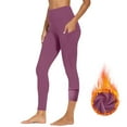 thumbnail image 5 of BVOFAR Thick High Waist Yoga Pants with Pockets, Tummy Control Workout Running Legging, Fleece Lined Warm Yoga Leggings for Women, 5 of 9
