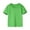 Green, variant on 2-12 Years Toddler Kids Boys Girls Summer Cotton T-shirt Soft Comfy Short Sleeve Tops Comfortable Solid Color Shirt Dark Blue