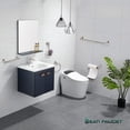 thumbnail image 2 of Beati Faucet Juego De 5 Piezas De Accesorios De Baño  Incluye Barras Para Toallas De 12 Y 24 Pulgadas, Ganchos Para Soporte De Papel Higiénico, Anillo Para Toalla, Accesorios De Baño Modernos De Acer, 2 of 5