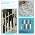 thumbnail image 4 of 200 Pcs Capuchons de Support de Lave-Vaisselle Embouts de Support de Lave-Vaisselle, 4 of 9
