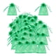 thumbnail image 3 of 100 bolsas de malla con cordón para jardín, bolsas para verduras, plantas, árboles y frutas. 10cmx12cm Verde, 3 of 6