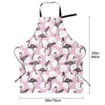 thumbnail image 5 of Picia Pineapple Flamingo Waterproof Apron for Unisex Adult - Adjustable Bib Apron with Pockets, Ideal for Cooking, Gardening, Painting, and Household Chores, 5 of 9
