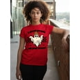 thumbnail image 3 of I Ghost People All Year Funny Halloween Skater Unisex Men's T-shirt, S, Red, 3 of 6