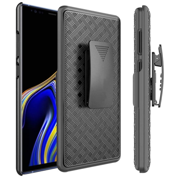 Case Combo Swivel Belt Clip Holster Cover w Kickstand Compatible With Samsung Galaxy Note9