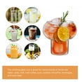 thumbnail image 5 of Iced Coffee Cold Drink Mug Cup Drinking Utensil 280Ml 530Ml Heat-Resistant Transparent Borosilicate Glass Tableware Flower Receptacle, 5 of 5