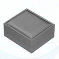thumbnail image 3 of Caja de exhibición de monedas, estuche de monedas con soporte cuadrado para coleccionistas de dólares de plata, gris, 3 of 6