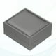 thumbnail image 3 of Caja de exhibición de monedas, estuche de monedas con soporte cuadrado para coleccionistas de dólares de plata, gris, 3 of 6