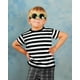 thumbnail image 3 of Camiseta Prebene Pugsley Addams para niños a rayas para Halloween, 3 of 6