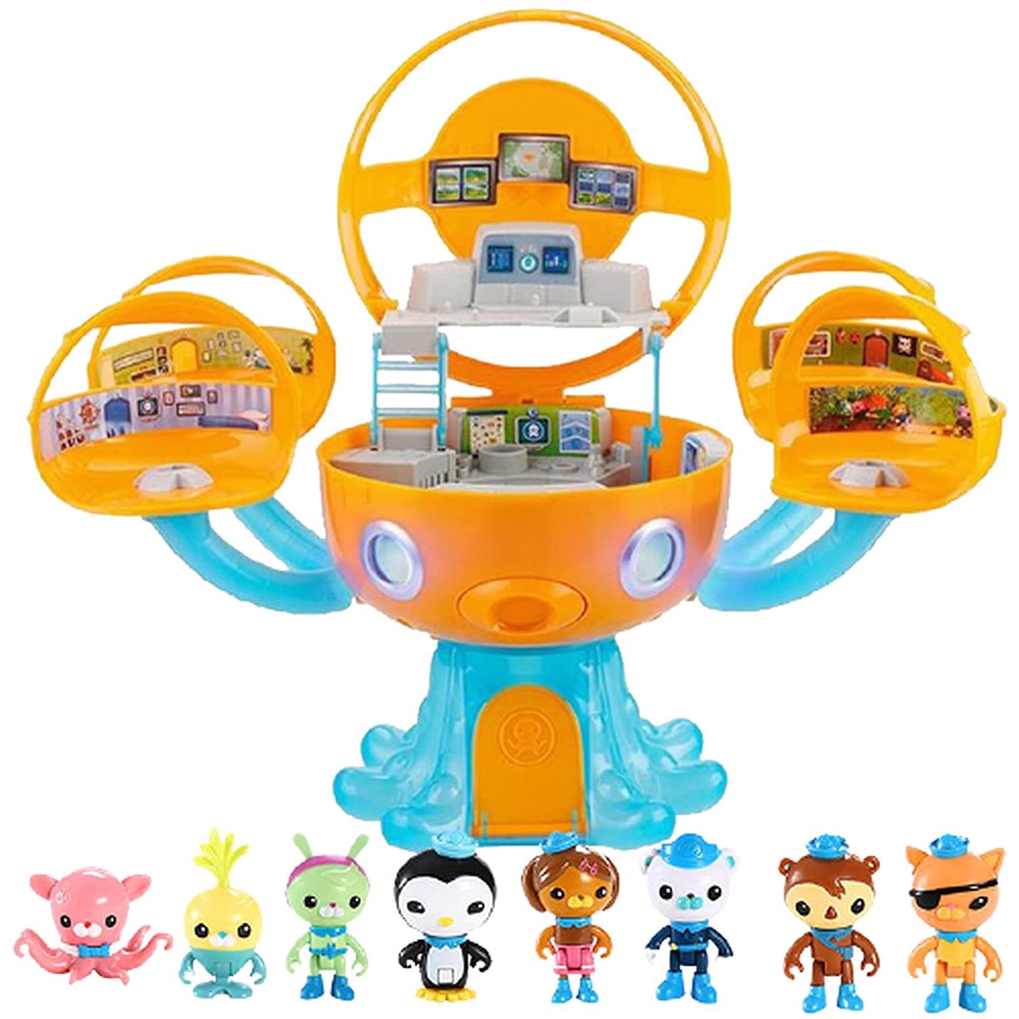 Octonauts Sound And Light Octopod Castle Adventure Plsyset Barnacles Peso Kwazii Dashi Tweak Action Figure Toys Doll Kids Gift Walmart Canada