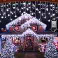 thumbnail image 1 of Luces navideñas HRANBOTY de 82 pies, 616 LED, 8 modos, color blanco frío, 1 of 8