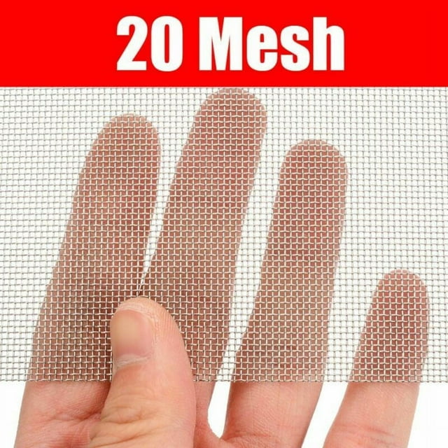 Filtre de Filtration en Fil Tissé en Maille d'Acier Inoxydable 5/8/20/30/40 15cmx30cm