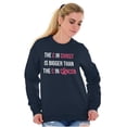 thumbnail image 4 of Christian Pink Ribbon Breast Cancer Women Plus Size Crewneck Sweatshirt Brisco Brands 3X, 4 of 5