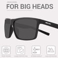 thumbnail image 3 of Gafas de sol MAXJULI Polarized Big para hombre y mujer UV400 negro/gris, 3 of 6