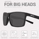 thumbnail image 3 of Gafas de sol MAXJULI Polarized Big para hombre y mujer UV400 negro/gris, 3 of 6