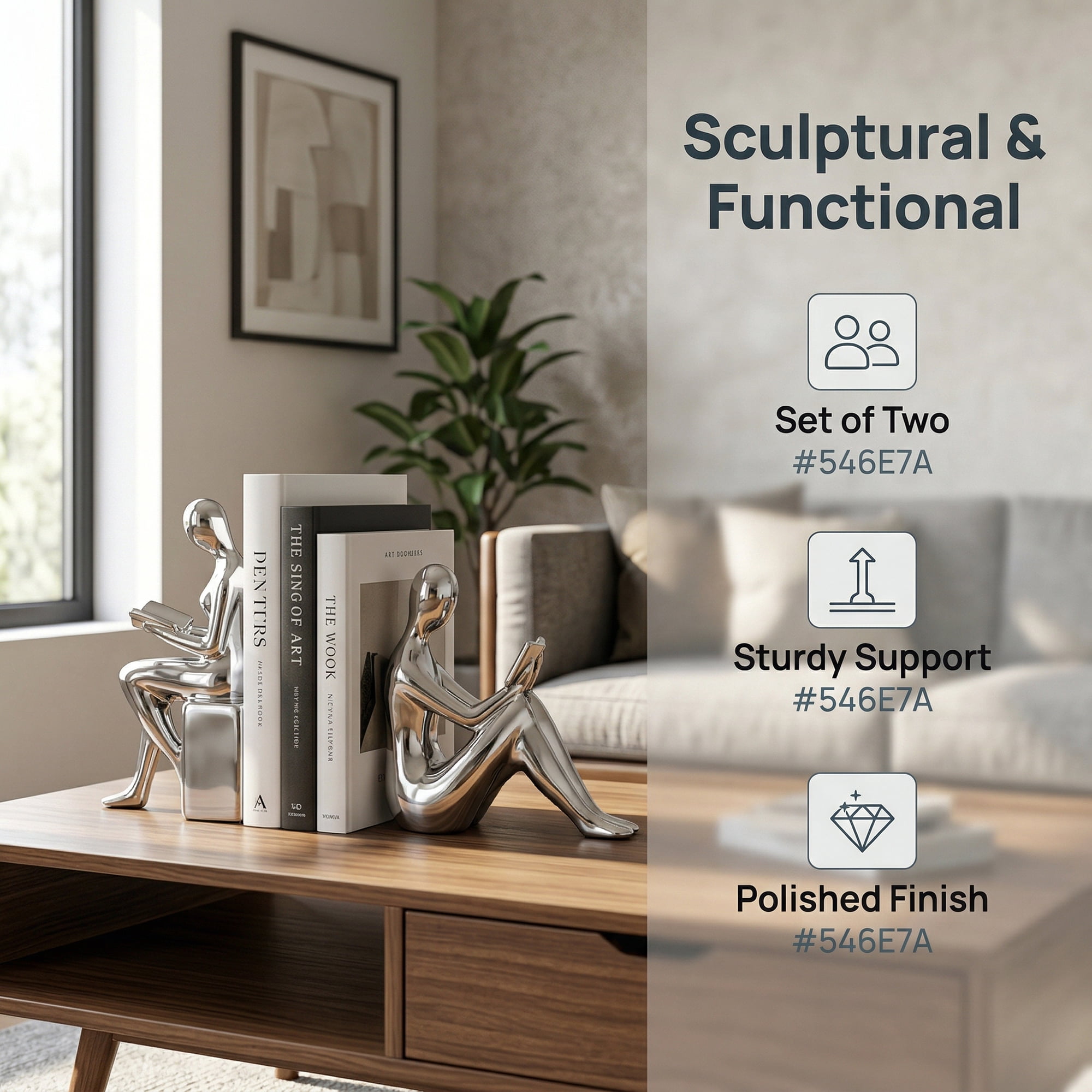 Unique Bargains Expandable Metal Bookends with Compartments Home 2 Pcs Silver