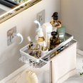 thumbnail image 3 of Toilet Rack Free Punch Bathroom Traceless Suction Cup Storage Toilet Wall Hanging, 3 of 12
