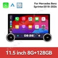 thumbnail image 3 of ZWNAV 11.5 inch Android 15 Car Radio For Mercedes Benz Sprinter 2018-2026 Car Multimedia Video Player GPS Navigation Carplay Head Unit Touch Screen 4G, 3 of 15