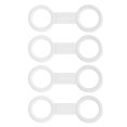 thumbnail image 1 of 4 Scuba Diving Snorkeling Clear Silicone Snorkel Keeper Holder Retainer Claro shamjiam Máscara de Snorkel Guardián, 1 of 8
