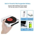thumbnail image 3 of Lecteur CD Portable de Bureau Rétro Lecteurs CD pour la Maison et le Bureau Rechargeable Lecteur CD Vintage, 3 of 6