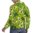thumbnail image 3 of Hoodies for Men - Cute Avocado Blue Leaves Long Sleeve Comfrt Men'S Fashion Hoodies & Sweatshirts, Sweatshirts for Men Hoodies Pullover Clothing Clothes with Pouch, 3 of 7