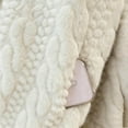 thumbnail image 4 of OGLCCG Girl's Faux Fur Long Jacket Button Front Fuzzy Fleece Hooded Cardigan Coat Outdoor Thickened Warm Winter Fluffy Jacket with Pockets 5-14 Years, 4 of 8