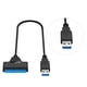 thumbnail image 4 of Cable convertidor SATA práctico de 2,5 pulgadas para disco duro externo, adaptador universal, convertidor de transferencia de datos para disco duro., 4 of 6