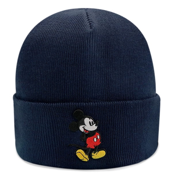 Gorro con diseño de Mickey Mouse de Disney, tejido ligero para invierno, para hombre