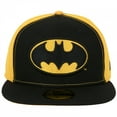 thumbnail image 2 of Batman Logo Black  and  Yellow Panels New Era 59Fifty Fitted Hat-7 1/2 Fitted, 2 of 7