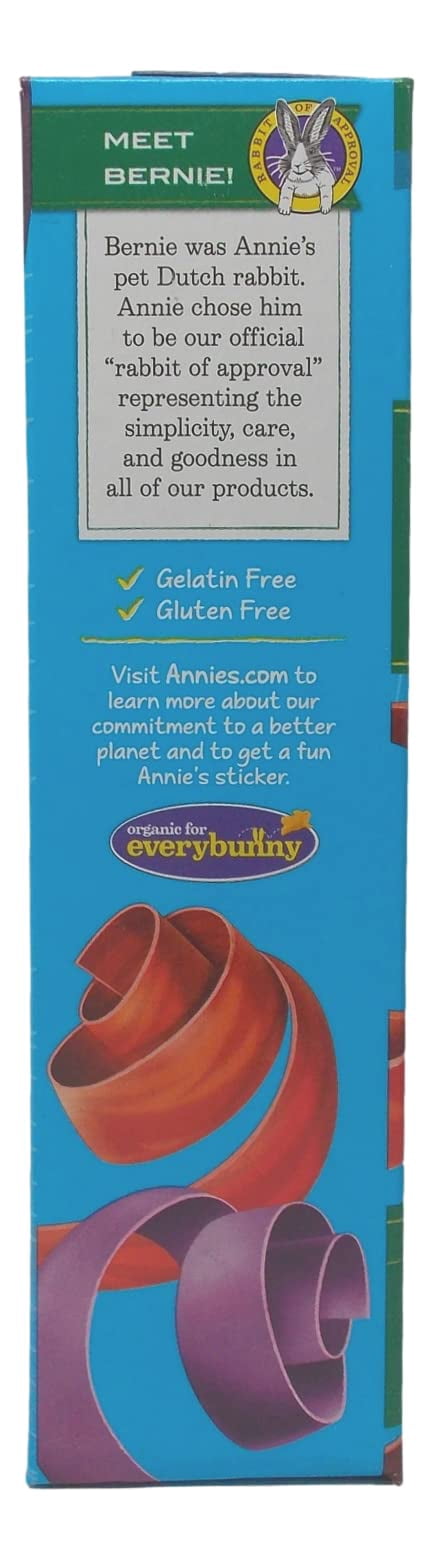 Annie's Organic Fruit Tape Snack 2 Flavor Variety (1) Box Each: Swirly Strawberry (6 Count), Bendy Berry Strawberry Variety (12 Count) + MerlinsMart Zine