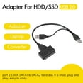 thumbnail image 3 of USB 2.0 to IDE S- 2.5/3.5 inch Adapter For HDD/SSD Laptop Hard Disk Drive Converter Cable, 3 of 8