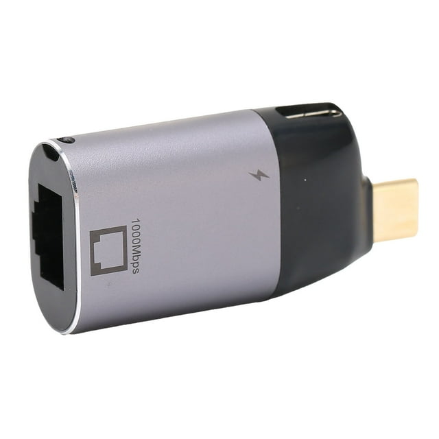 Ethernet Adapter, Wide Compatibility Fast Charging Sturdy Durable USBC To RJ45 Adapter With Type-C Interfaces For Computers For Mobile Phones