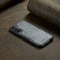 thumbnail image 7 of Magnetic Phone Case for Samsung Galaxy S22, Classic Business Shockproof Protective Compatible with MagSafe Charging PU Leather Back Case for Men Women for Samsung Galaxy S22 - Gray, 7 of 7