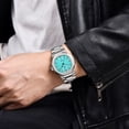 thumbnail image 4 of PAGANI DESIGN New Men's Automatic Watches 40mm Luxury Stainless Steel Casual Waterproof Wrist Watches Sapphire Dial Glass PD1728, 4 of 5