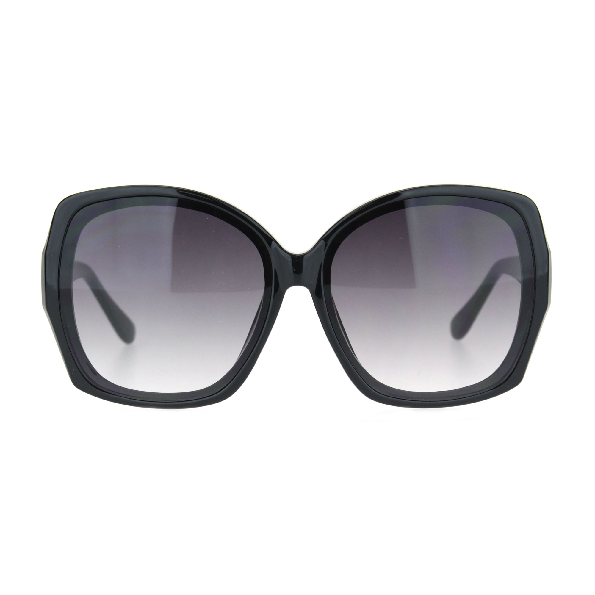 Womens Mod Oversize Minimal Chic Diva Butterfly Sunglasses