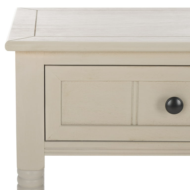 SAFAVIEH Samantha Contemporary 2 Drawer Console, Vintage SAFAVIEH Samantha Contemporary 2 Drawer Console, Vintage