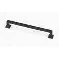 thumbnail image 2 of Alno A950-6 Millennium 6" Center To Center Contemporary Square Solid Brass Cabinet Handle, 2 of 7
