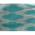 thumbnail image 4 of oneOone Georgette Viscose Fabric Plus Sign Kasuri Print Fabric By The Yard 42 Inch Wide, 4 of 4