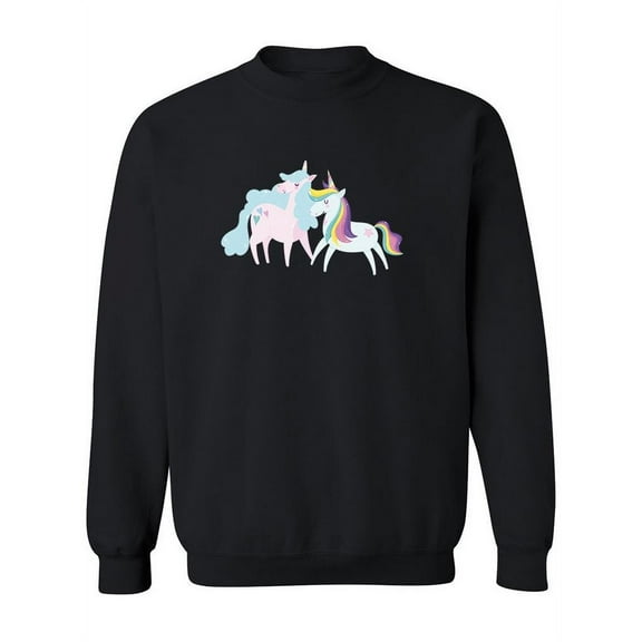 Adorable Unicorns Sweatshirt Women -Image by Shutterstock, Female 3X-Large