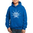 thumbnail image 1 of Boy's Word Art Hooded Sweatshirt - Freedom Skull, 1 of 2