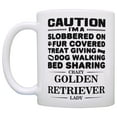 thumbnail image 2 of ThisWear Dog Lover Gifts for Women Crazy Golden Retriever Lady Dog Mom Owner 11 ounce Coffee Mug, 2 of 4