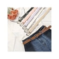 thumbnail image 5 of INSPIRE CHIC Women's Belts Personality Buckle Popular Fashion Versatile Decorative Belt for Dresses Blouse 108x2.8cm/42.5x1.1" Black, 5 of 6