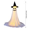 thumbnail image 6 of Halloween Glowing Ghost Yard Stake - 47.2" Lighted Outdoor Decor for Porch Lawn Indoor Party Halloween Decorations D, 6 of 6