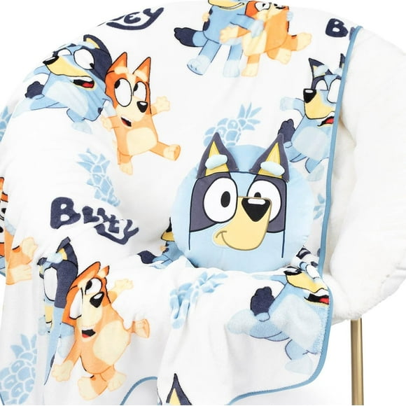Juego de ropa de cama Jay Franco Bluey & Bingo Nogginz Kids de 2 piezas