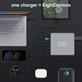 thumbnail image 2 of 6-in-1  USB C Fast Charger Station, GaN Technology PD30W+USB-C/A Charger, Compact & Safe Multi-Device Charger for Family/Business Trip, 2 of 6